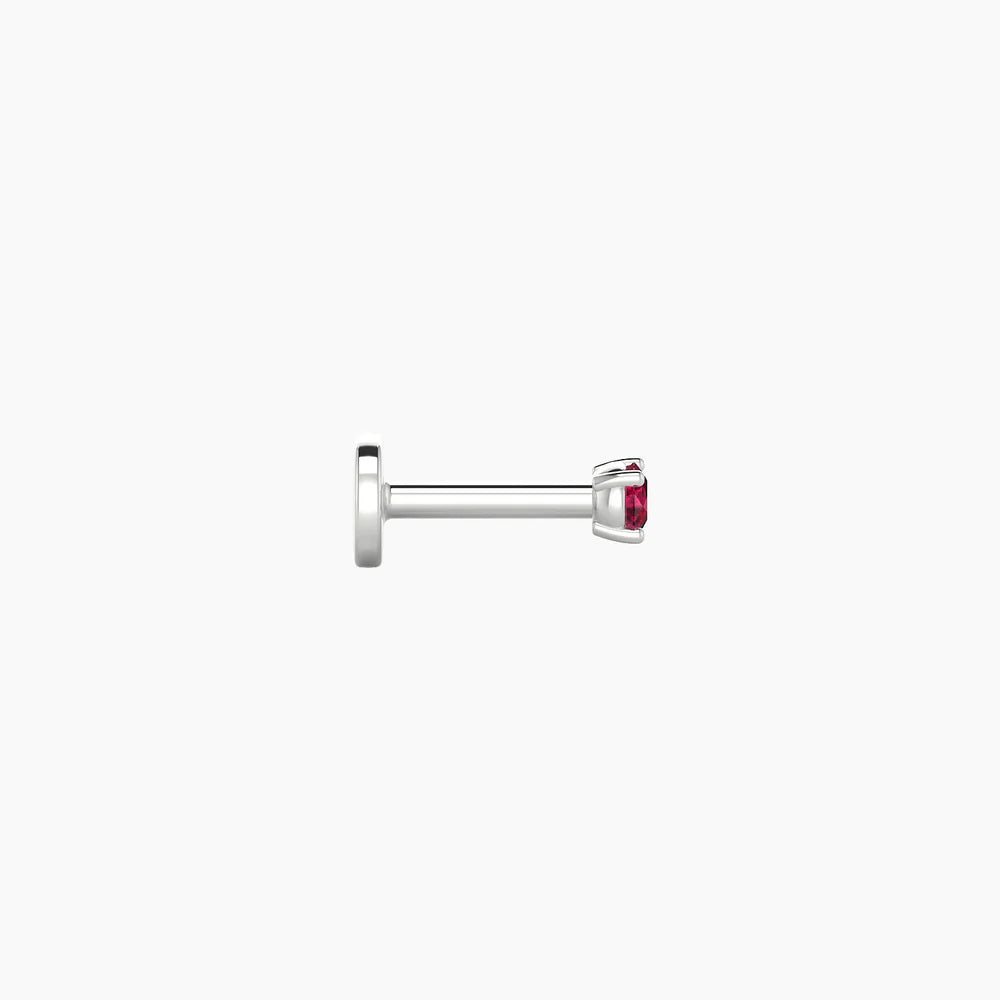 Ruby Nose Piercing in 18k Gold – NUT | NAZ