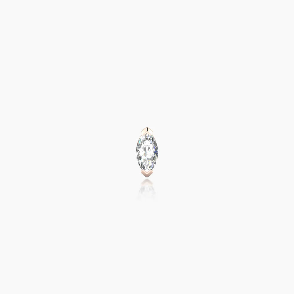NUT Marquise — 18k Gold Marquise-Cut Diamond Ear Piercing