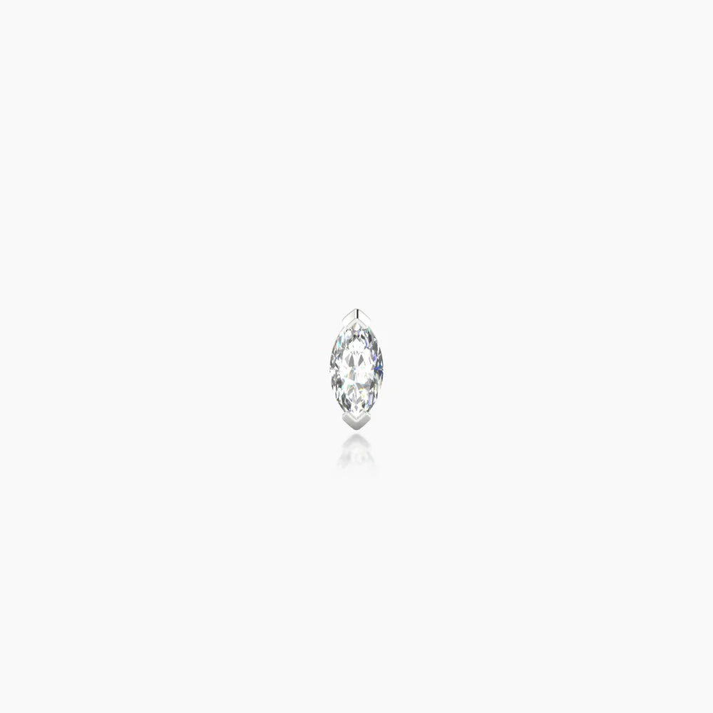 NUT Marquise — 18k Gold Marquise-Cut Diamond Ear Piercing