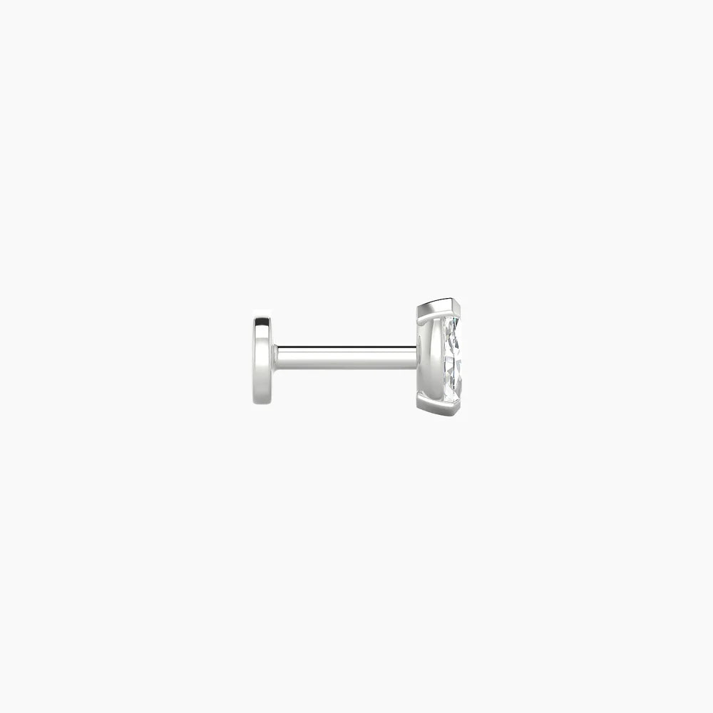 NUT Marquise — 18k Gold Marquise-Cut Diamond Ear Piercing