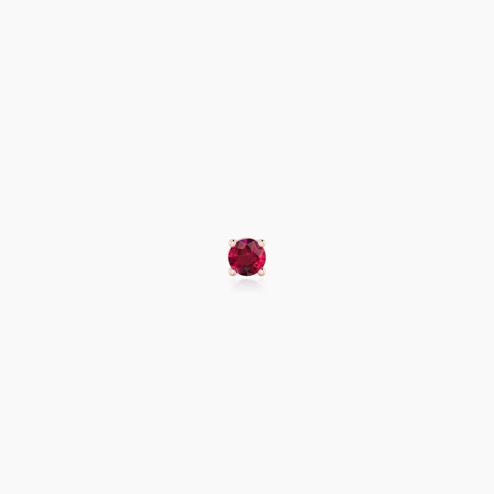 Ruby Nose Piercing in 18k Gold – NUT | NAZ